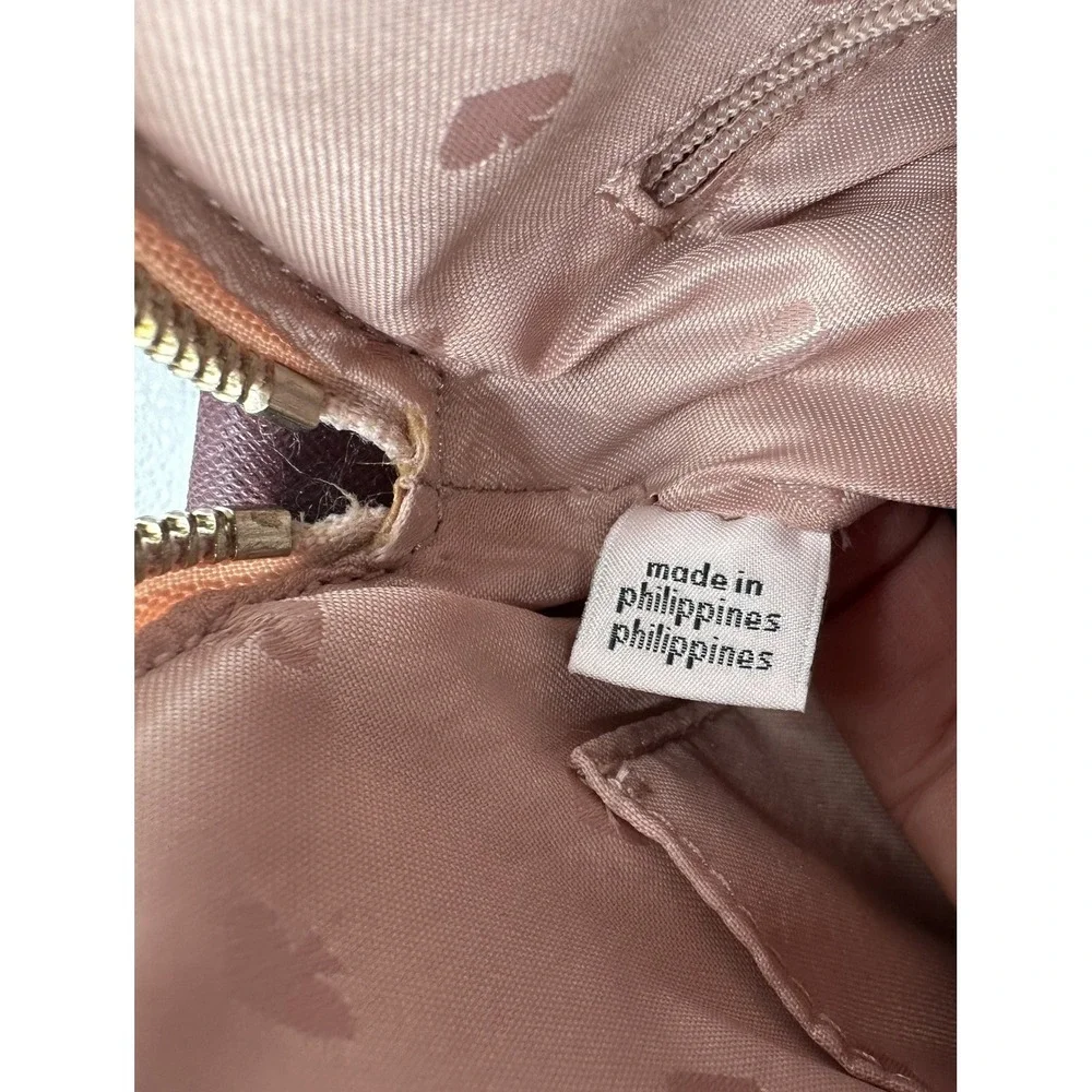 Kate Spade Maise Medium Dome Satchel Pink Wine‎ Colorblock Saffiano Leather